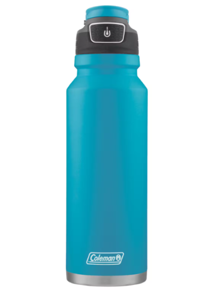 FreeFlow AUTOSEAL® 40 oz Stainless Steel Water Bottle, Caribbean Sea