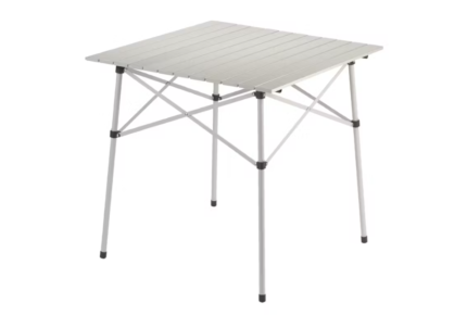 Compact Roll-Top Aluminum Camping Table